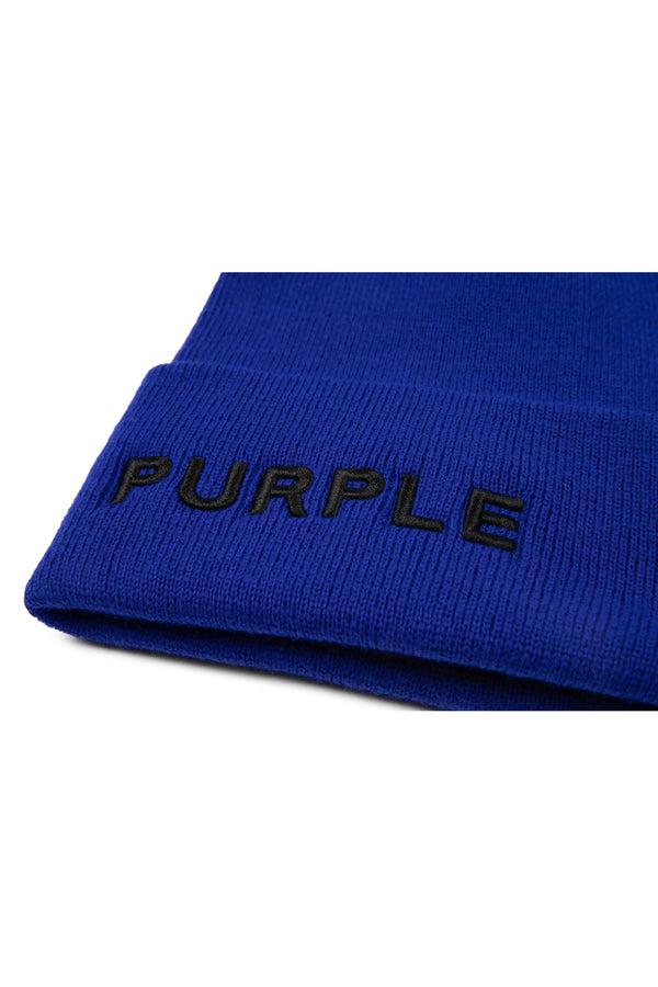 Purple Brand P924 CUFFED BEANIE - Blue Blue