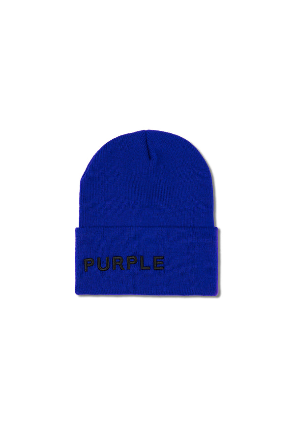 purple brand P924 CUFFED BEANIE - Blue Blue