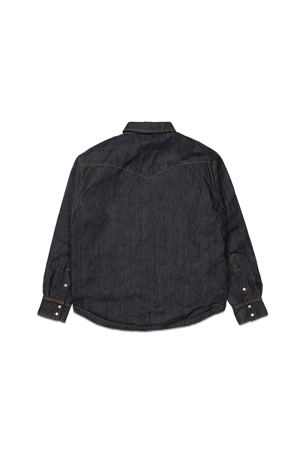 Purple Brand Padded Western Jacket Dark Indigo