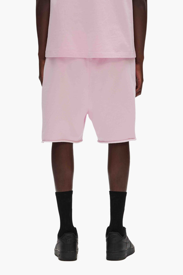 Purple Brand Painted Wordmark Shorts Pink