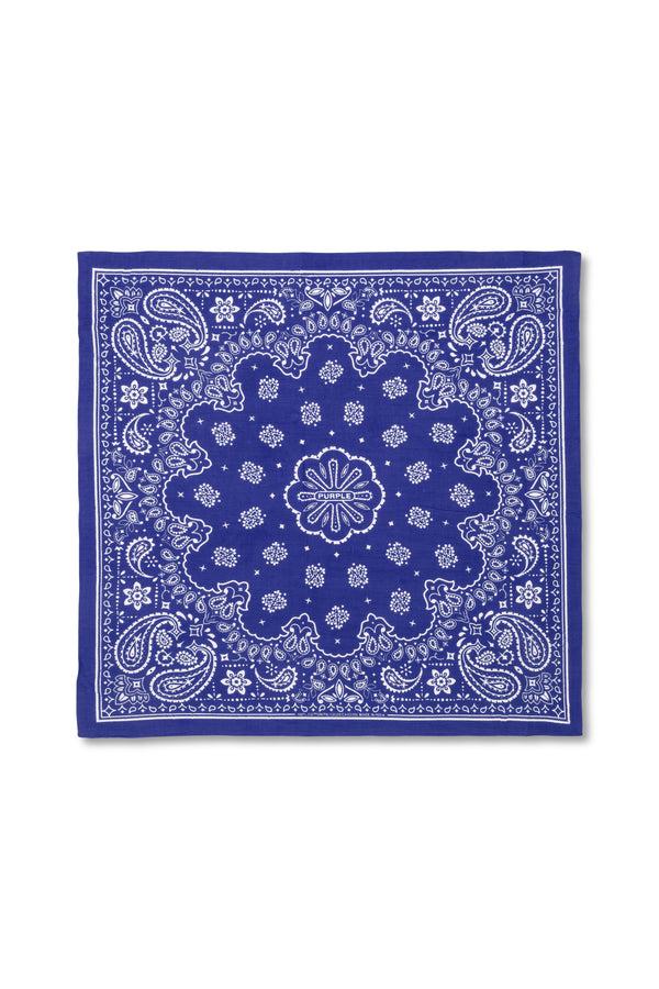 purple brand Paisley Bandana