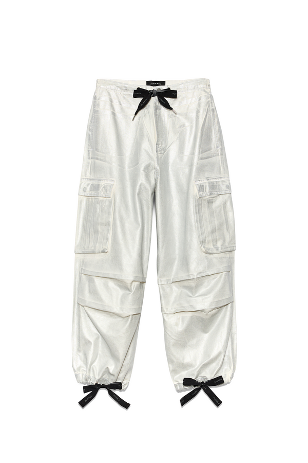 Purple Brand Parachute Cargo Silver Foil Silver