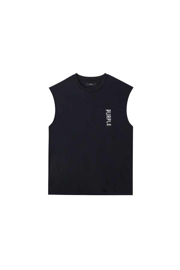 Purple Brand Pasted Tank Top Black