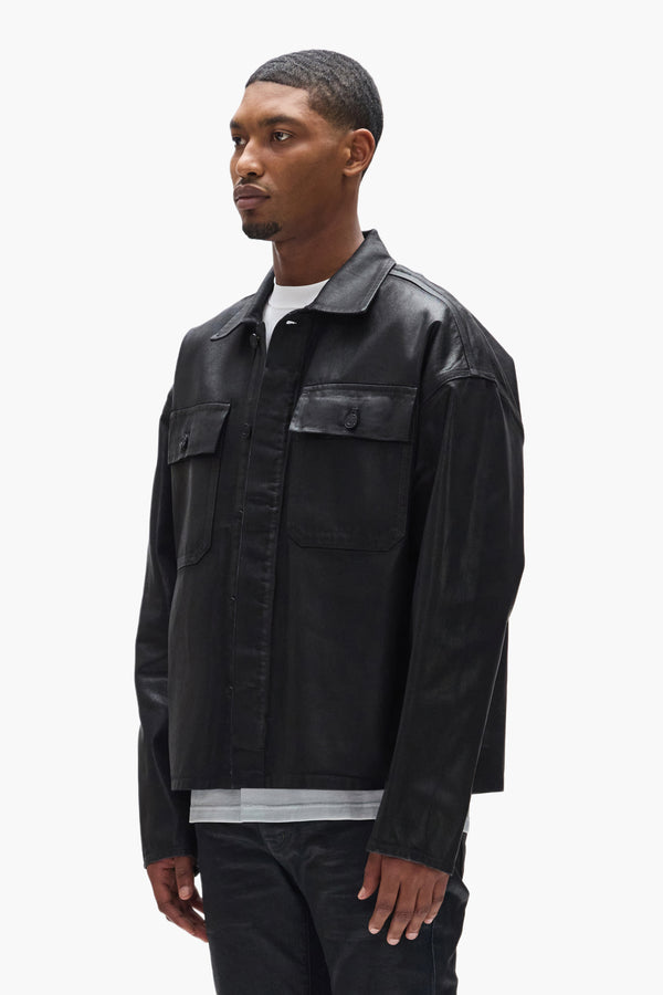 Purple Brand Patch Pocket Jacket Black