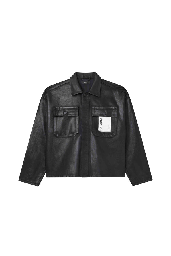 Purple Brand Patch Pocket Jacket Black