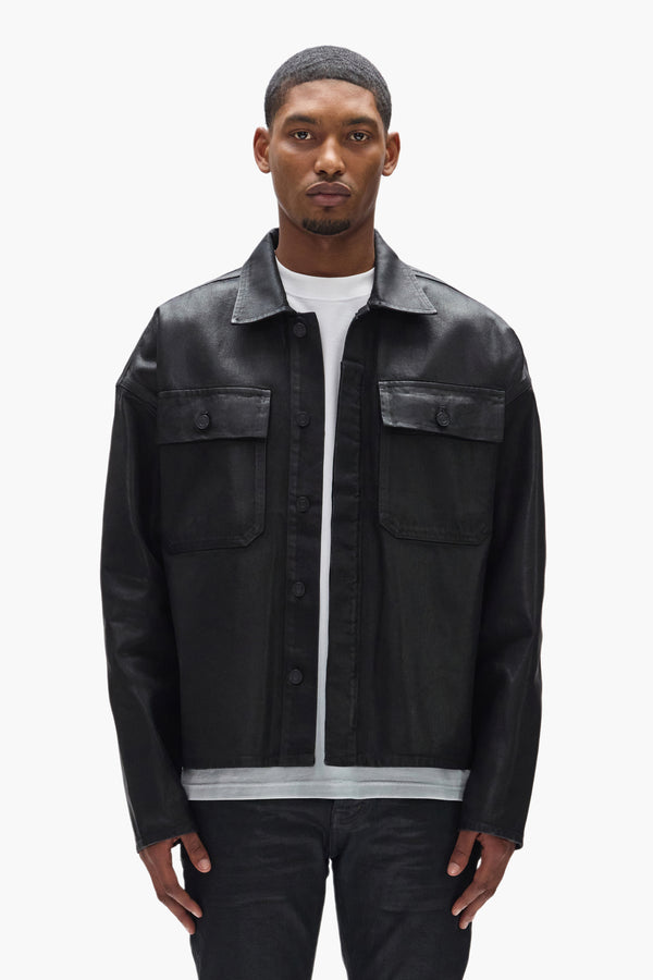 purple brand Patch Pocket Jacket Black