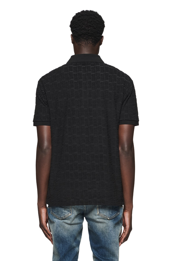 Purple Brand PB Logo Polo Black