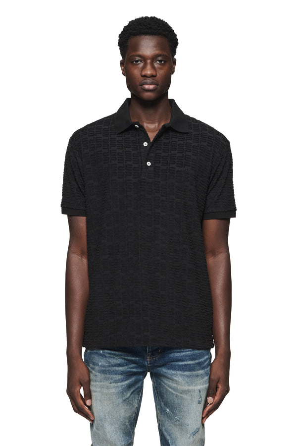 purple brand PB Logo Polo Black