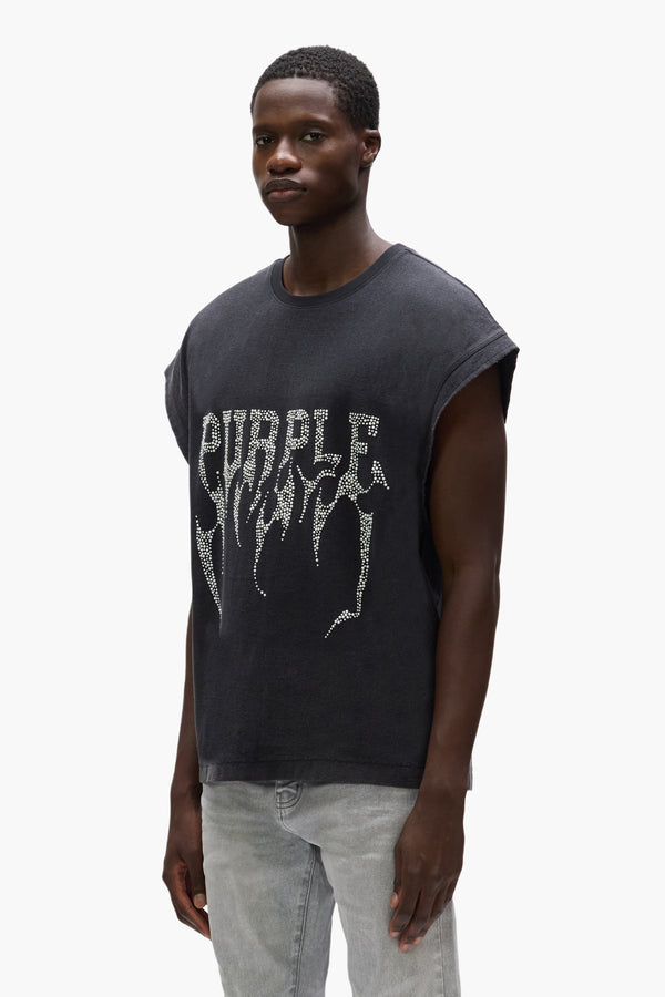 Purple Brand Pearl Mashup Tee Black