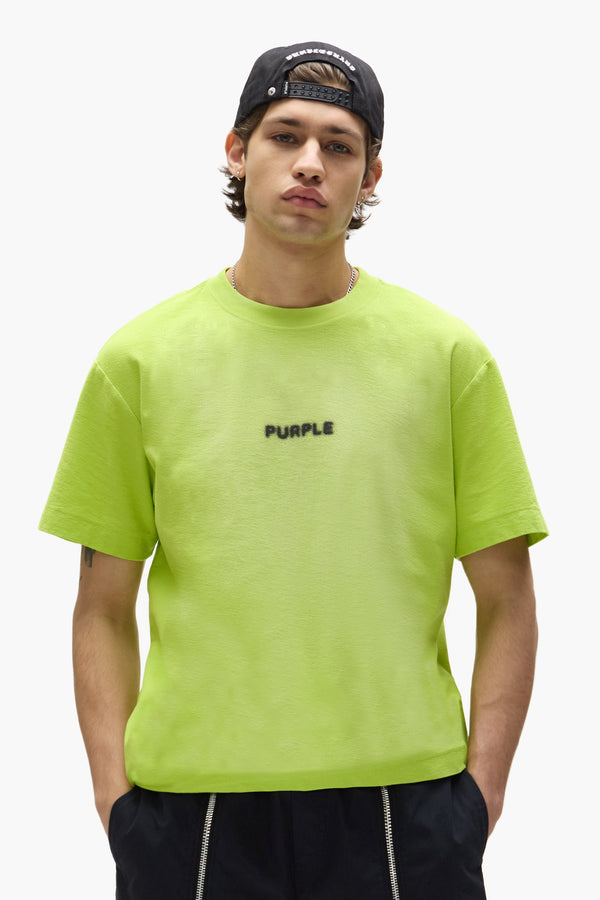Purple Brand Pixelated Tee Green