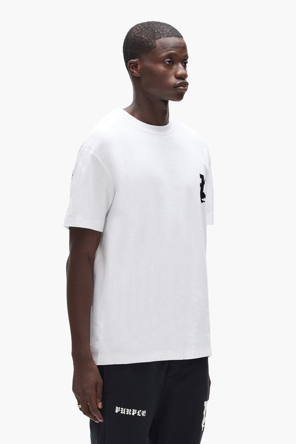 Purple Brand Pixelated Tee Light Indigo