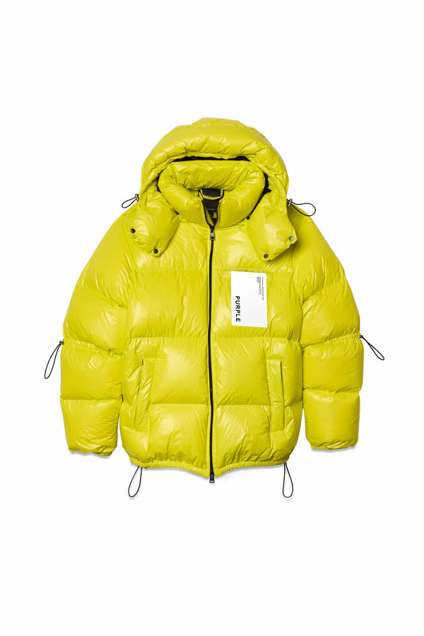 Purple Brand Puffer Jacket Green