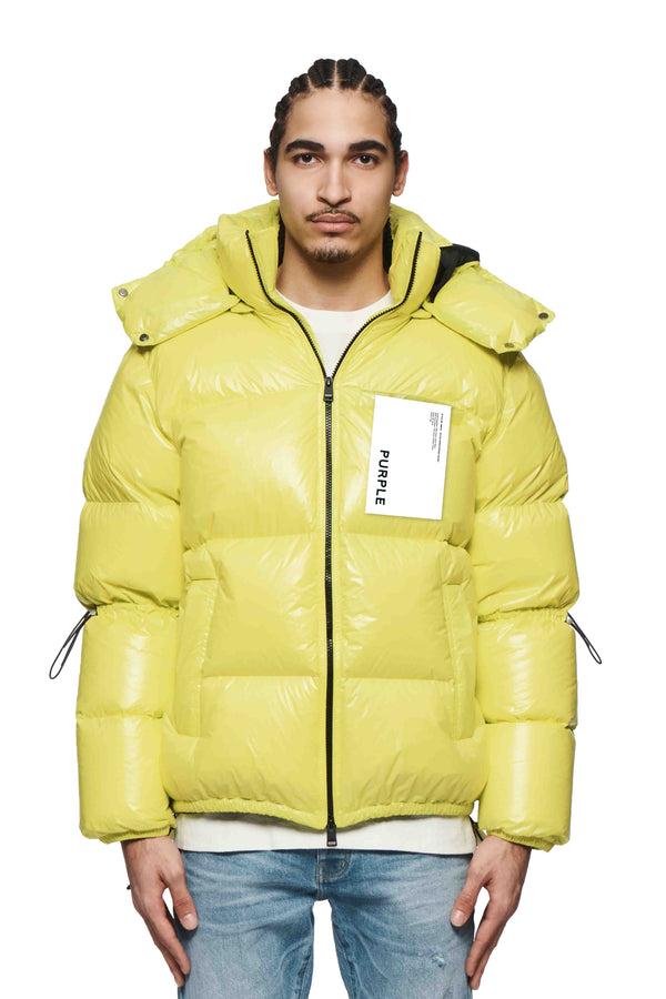 purple brand Puffer Jacket Green