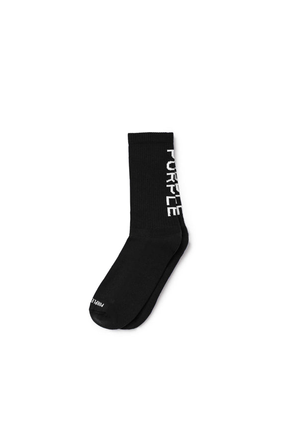 purple brand Purple Brand Core Crew Socks Black