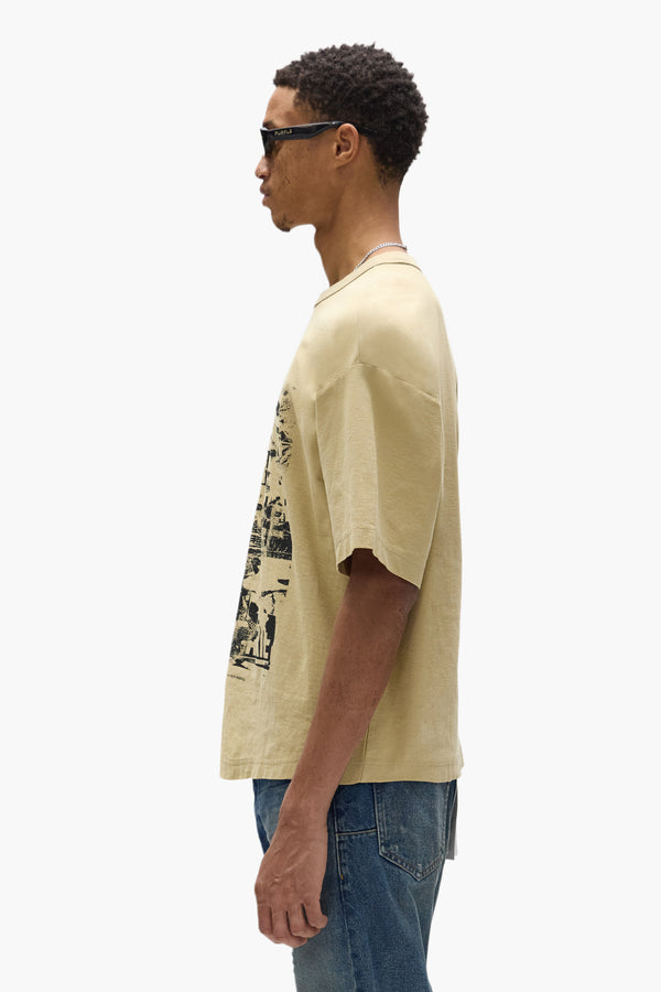 Purple Brand Remnants Tee Tan
