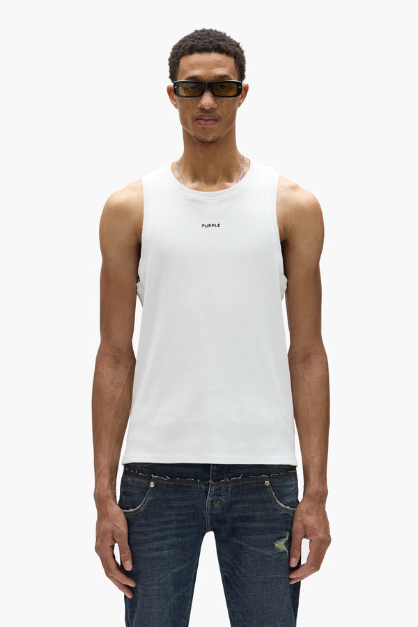 purple brand Ribbed Tank Top Light Indigo