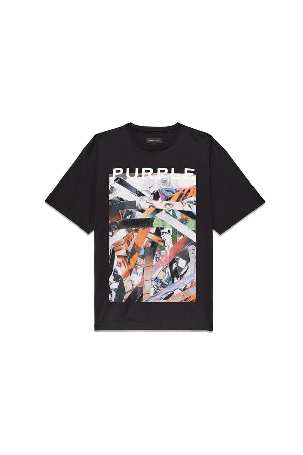 purple brand Scraps Tee Black
