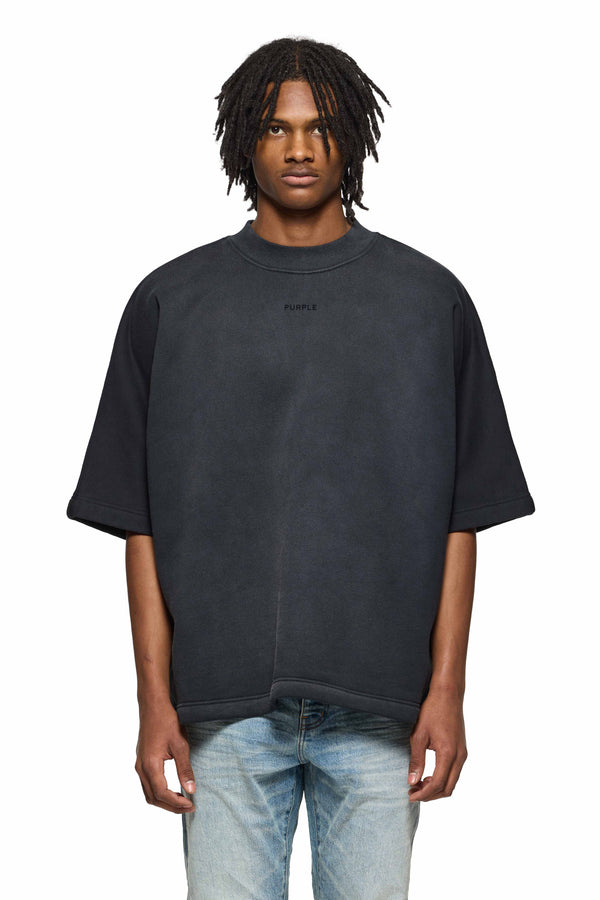 purple brand Shadow Flasher Fleece Tee Black