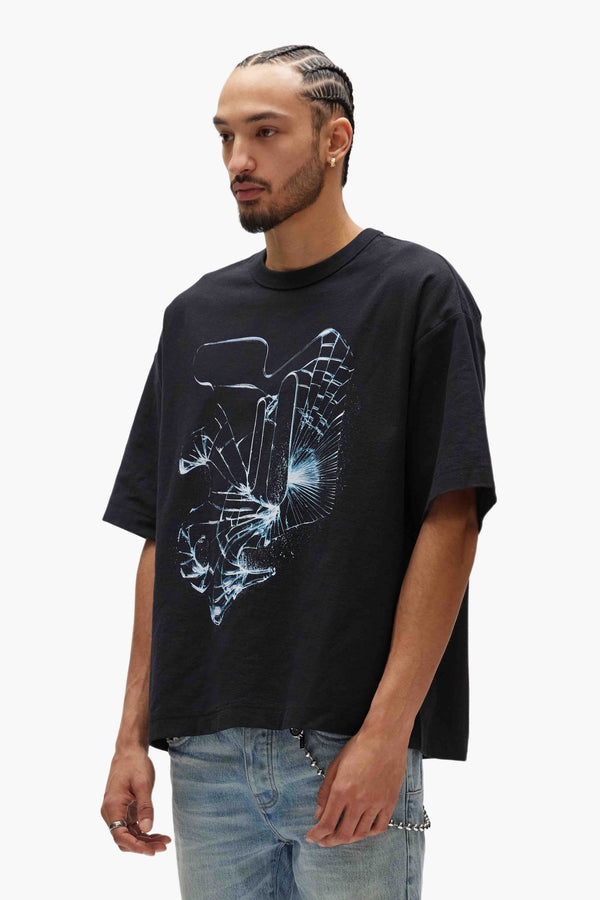 Purple Brand Shatter Tee Black