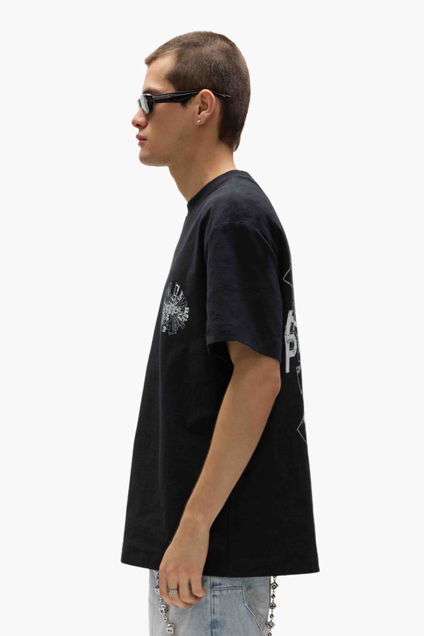 Purple Brand Shattered Tee Black