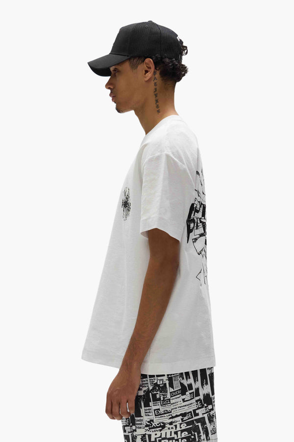 Purple Brand Shattered Tee Light Indigo