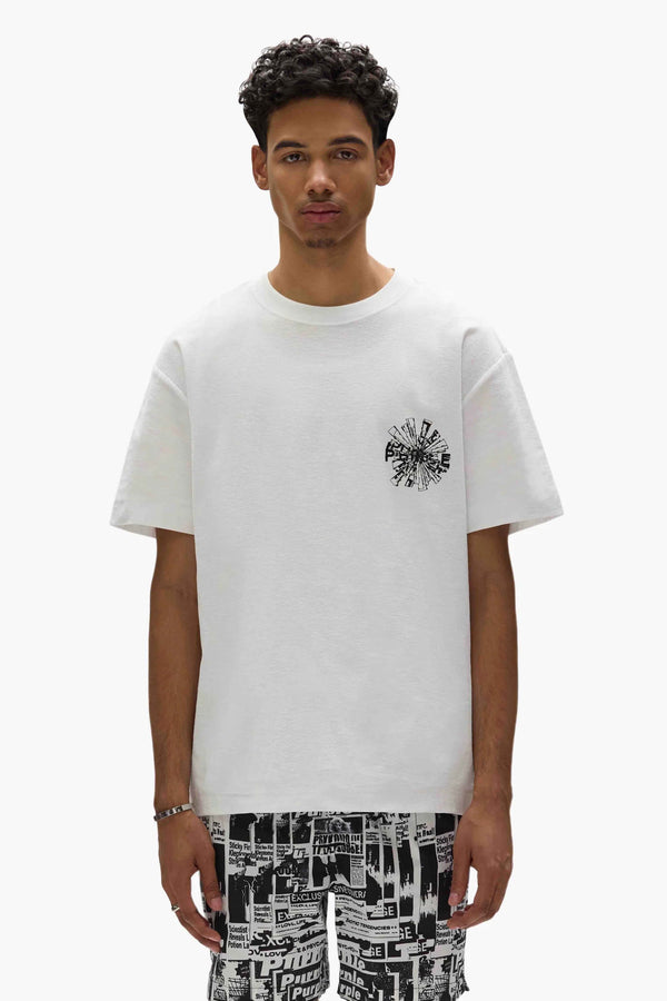 purple brand Shattered Tee Light Indigo