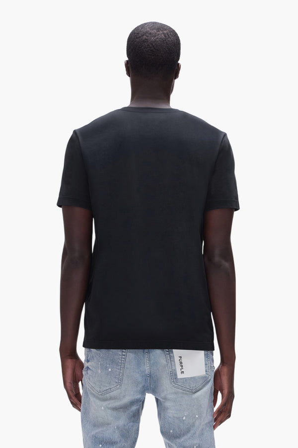 Purple Brand Signature Tee Black