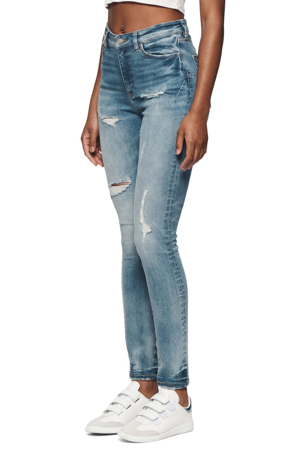 Purple Brand Skinny High Rise Mid Indigo