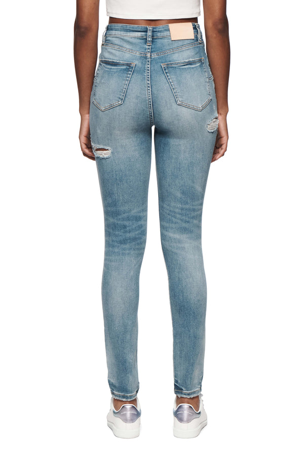 Purple Brand Skinny High Rise Mid Indigo