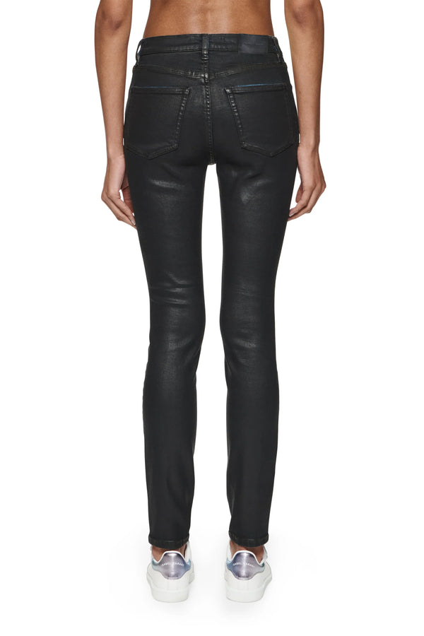 Purple Brand Skinny Mid Over Coated Black