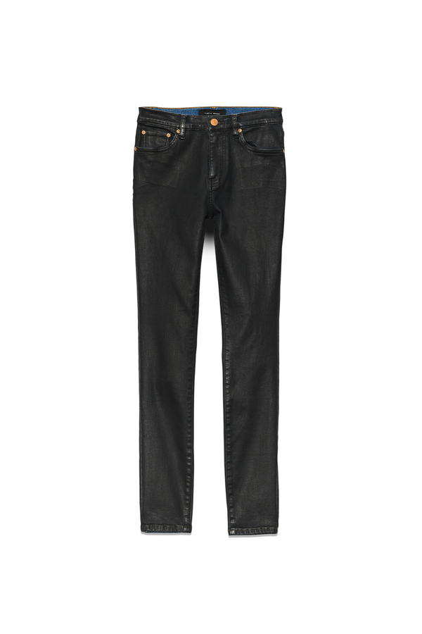 Purple Brand Skinny Mid Over Coated Black
