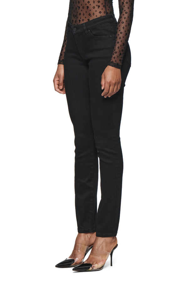 Purple Brand Skinny Mid Rise Black