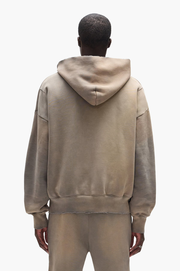 Purple Brand Slab Hoodie Gray