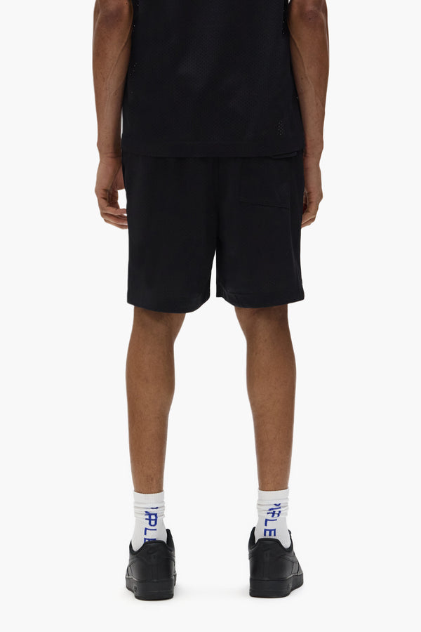 Purple Brand Slab Mesh Shorts Black