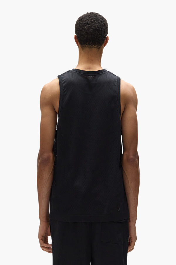 Purple Brand Slab Mesh Tank Top Black