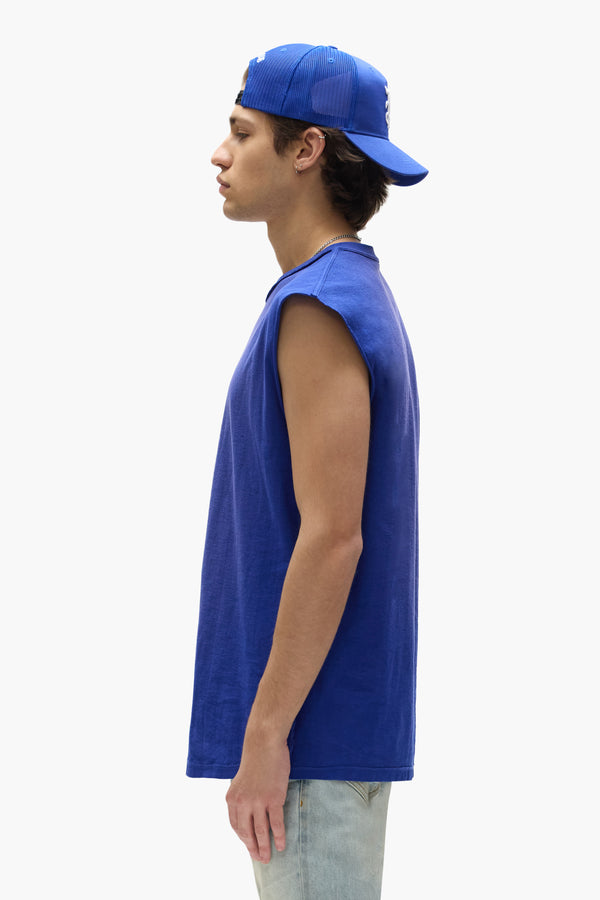 Purple Brand Slab Tank Top Blue