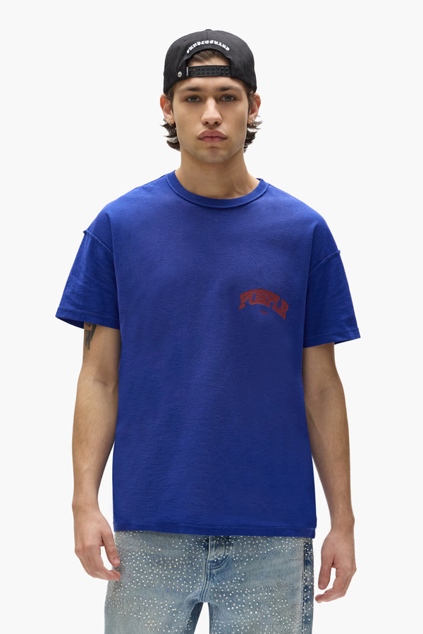 Purple Brand Slab Tee Blue
