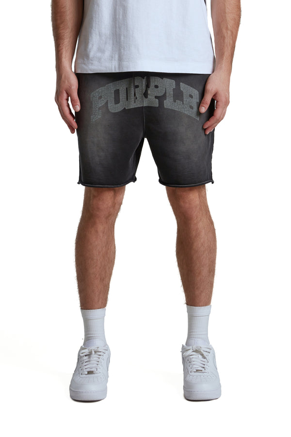 purple brand Slab Wordmark Short Black