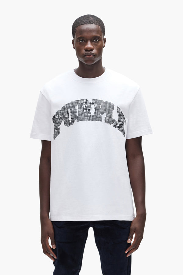 purple brand Slab Wordmark Tee Light Indigo