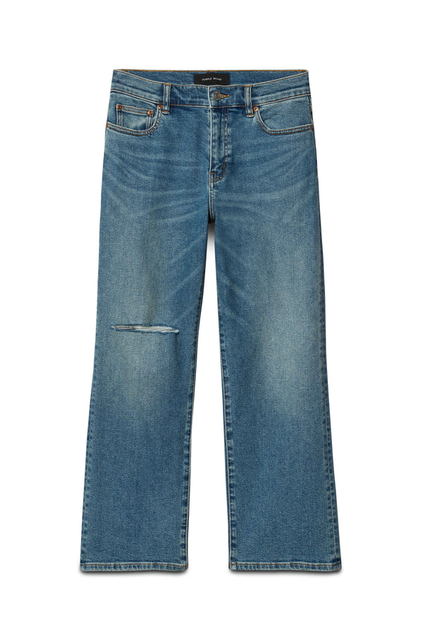 Purple Brand Slim Crop 80's Mid Indigo