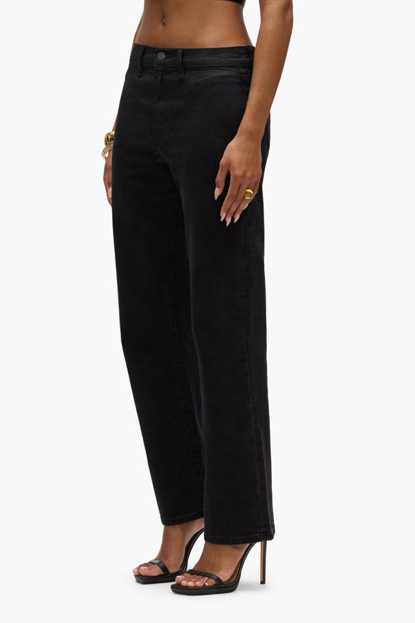 Purple Brand Slim Straight Bikini Coated Black