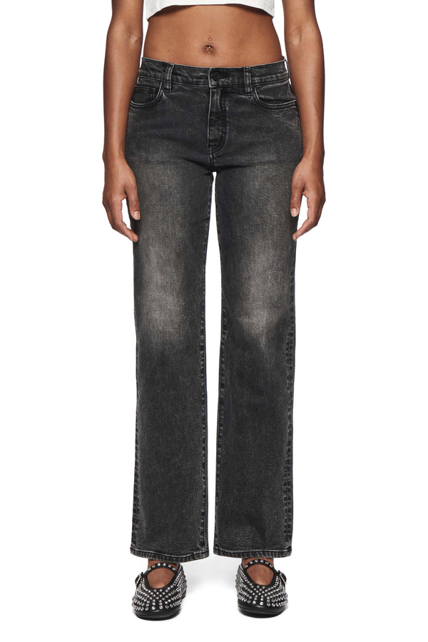 purple brand Slim Straight Black