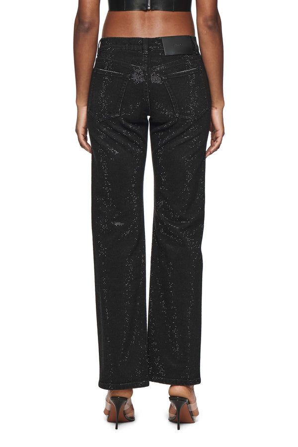 Purple Brand Slim Straight Crystal Black