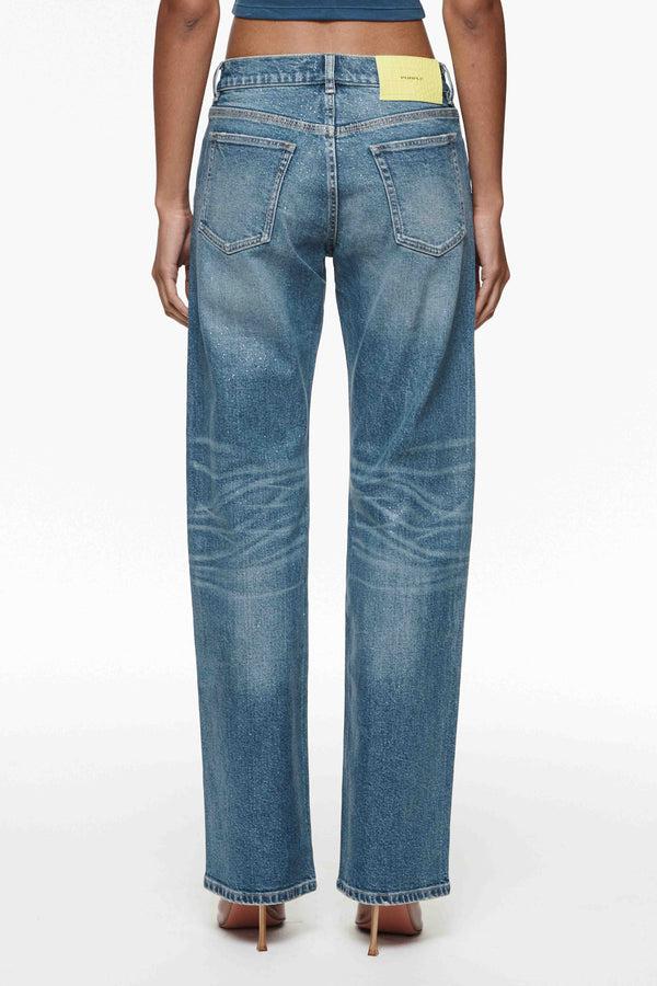 Purple Brand Slim Straight Glitter