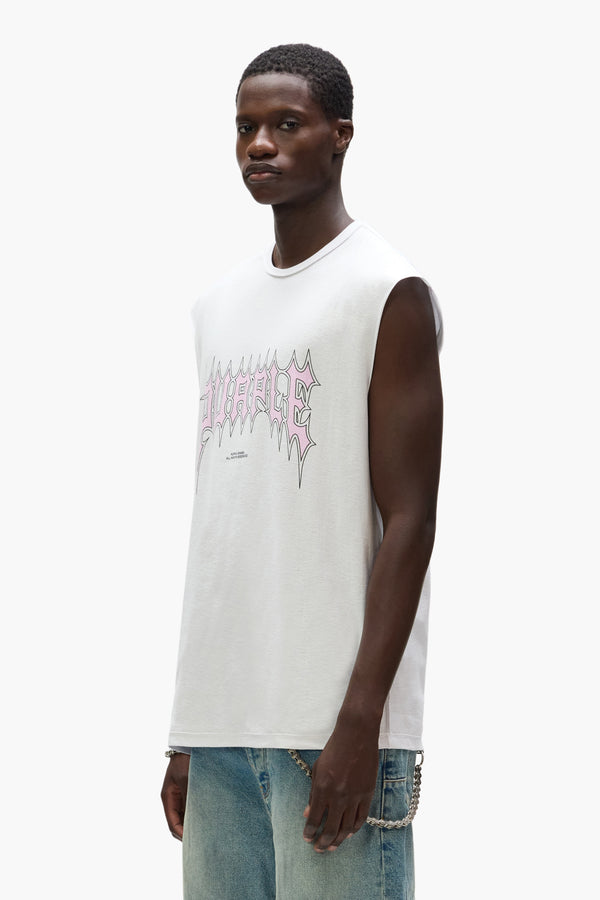 Purple Brand Spine Tank Top Light Indigo