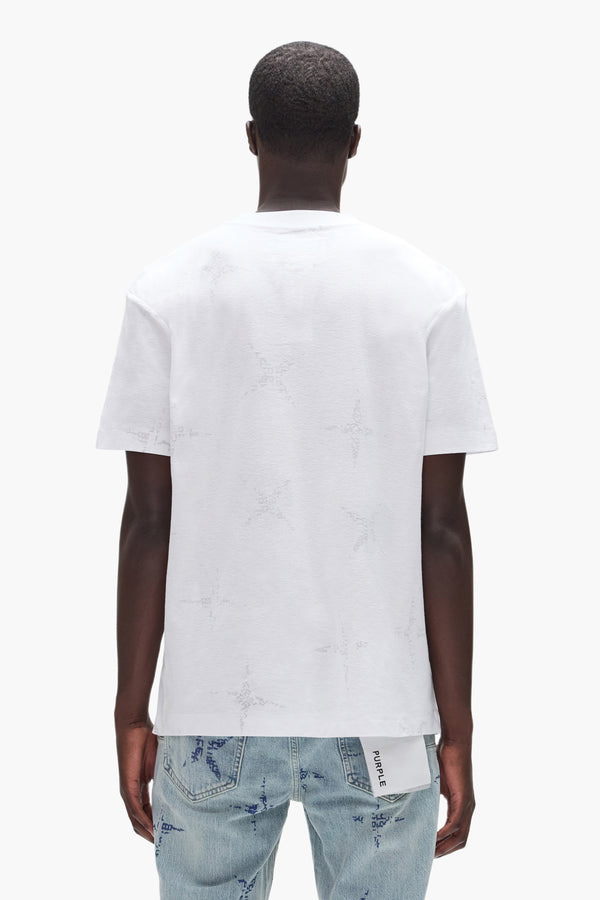 Purple Brand Stars Tee Light Indigo