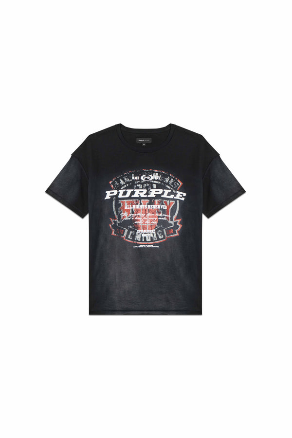 Purple Brand State Tee Black
