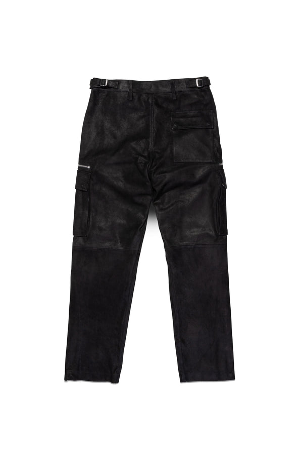 Purple Brand Suede Zip Cargo Pant Black