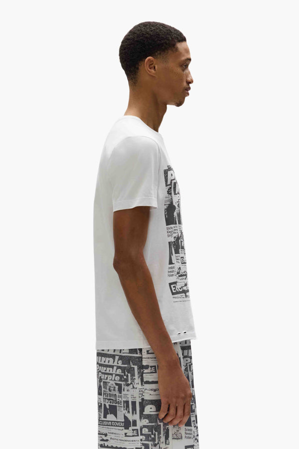 Purple Brand Tabloids Tee Light Indigo