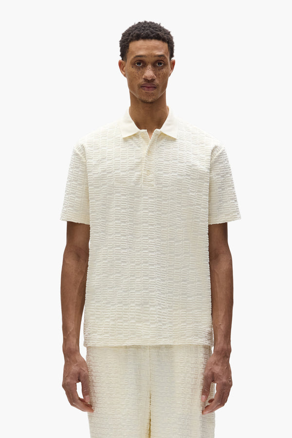 purple brand Terry Logo Polo Off White